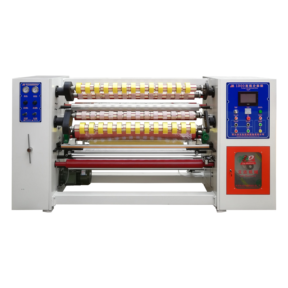 LD-1300C 自動貼標(biāo)BOPP膠帶分切機 膠帶分條機